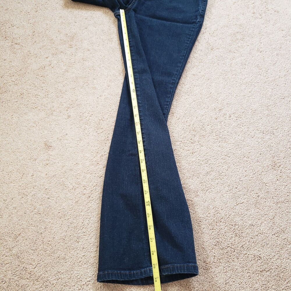 Vintage Y2k Levi's 512 Perfectly Slimming Boot Cut Jeans Dark Wash Size 6 S - Picture 8 of 11
